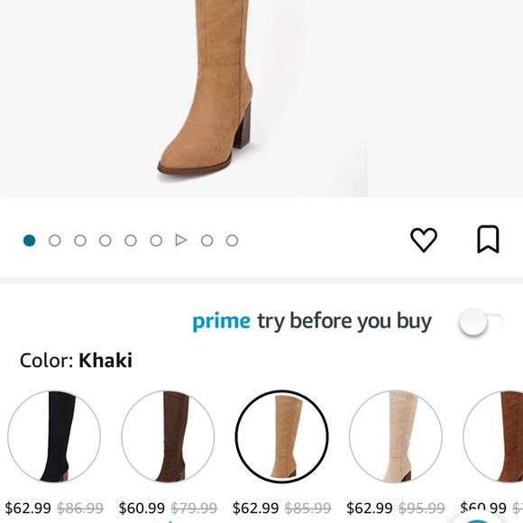 New Over the Knee Chunky Heel Boots - Picture 12 of 12